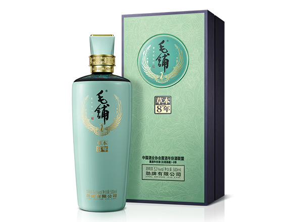 烟台劲牌毛铺酒回收毛铺草本年份酒•8年草本42度52度