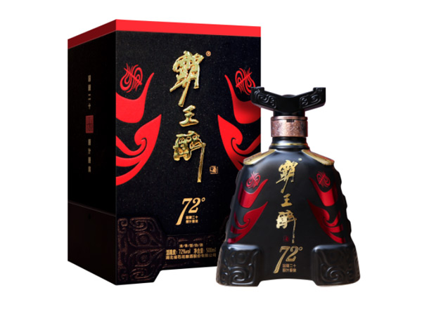烟台回收石花霸王醉酒72° 白酒礼盒