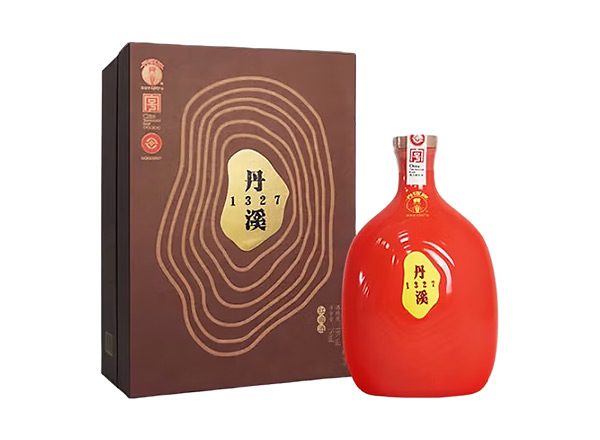 烟台丹溪黄酒回收丹溪1327红曲酒国旗红20年