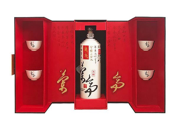 烟台会稽山黄酒回收大师兰亭三十年陈酿1L商务版礼盒装