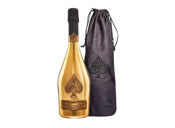 烟台黑桃A香槟回收黑桃A黄金香槟金色瓶Armand de Brignac Brut行情价格