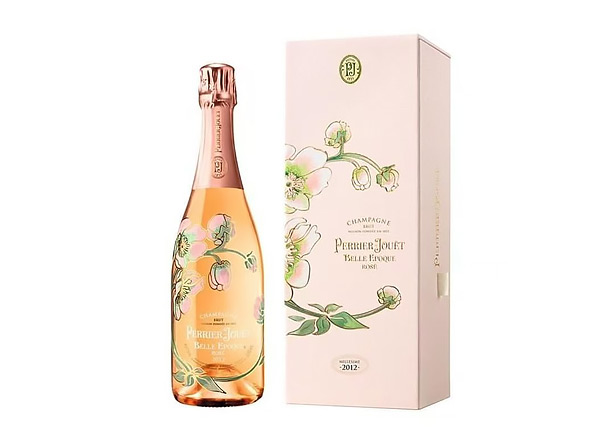 烟台回收巴黎之花美丽时光桃红年份香槟礼盒装Perrier-Jouët Belle Epoque Rosé行情价格
