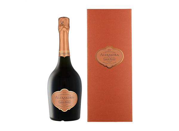 烟台Laurent Perrier回收罗兰百悦年份丰年桃红香槟礼盒装起泡酒